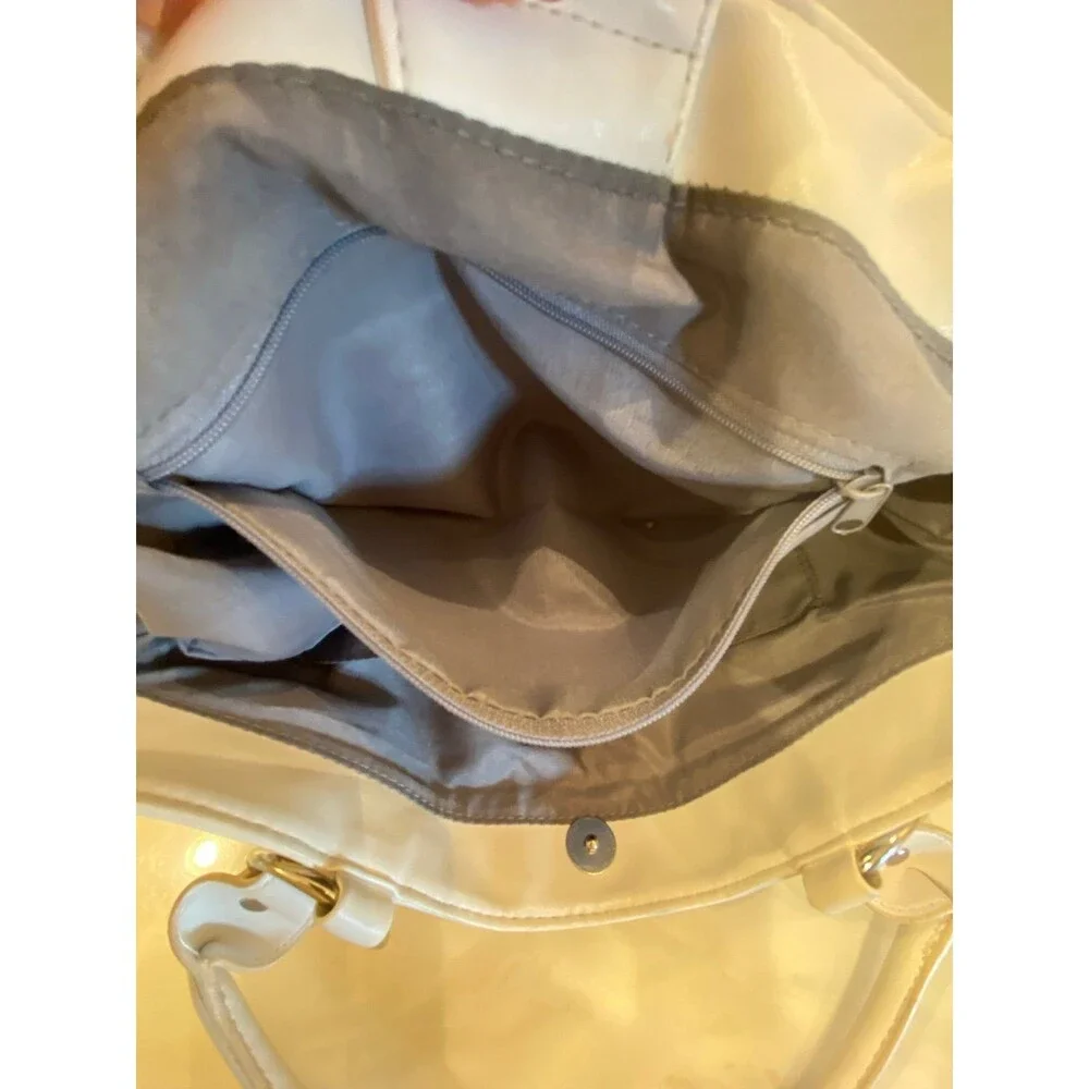 Boho Bag Canvas Chic Casual Purse Artistic  Laser‎ Cutout on Top Lg  Compartment